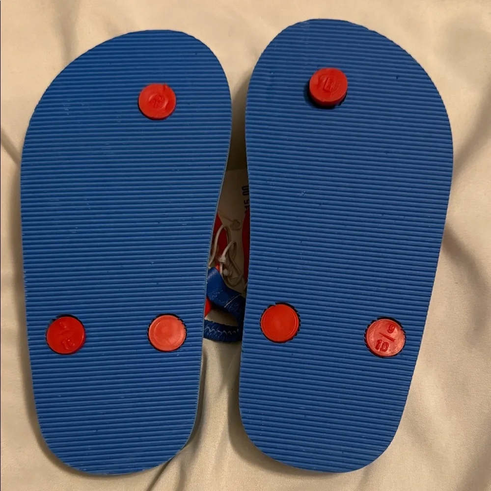 Mickey Mouse Toddler 9-10 Flip Flops NWT